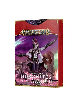 Hedonites of Slaanesh: Warscroll cards
